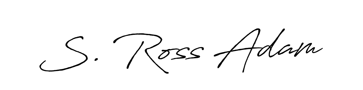 Make a beautiful signature design for name S. Ross Adam. With this signature (Antro_Vectra_Bolder) style, you can create a handwritten signature for free. S. Ross Adam signature style 7 images and pictures png