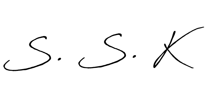 Once you've used our free online signature maker to create your best signature Antro_Vectra_Bolder style, it's time to enjoy all of the benefits that S. S. K name signing documents. S. S. K signature style 7 images and pictures png