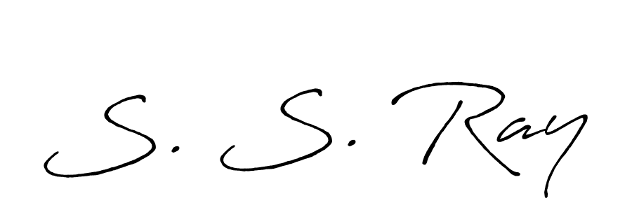 Design your own signature with our free online signature maker. With this signature software, you can create a handwritten (Antro_Vectra_Bolder) signature for name S. S. Ray. S. S. Ray signature style 7 images and pictures png