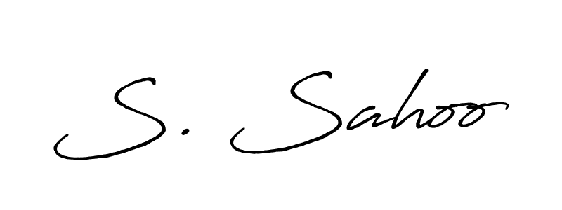 Similarly Antro_Vectra_Bolder is the best handwritten signature design. Signature creator online .You can use it as an online autograph creator for name S. Sahoo. S. Sahoo signature style 7 images and pictures png