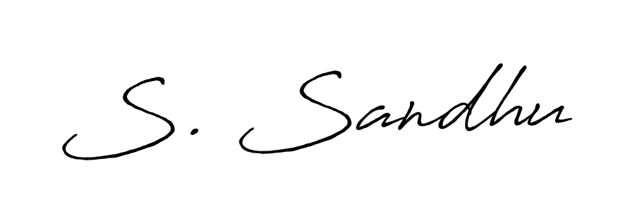 How to Draw S. Sandhu signature style? Antro_Vectra_Bolder is a latest design signature styles for name S. Sandhu. S. Sandhu signature style 7 images and pictures png