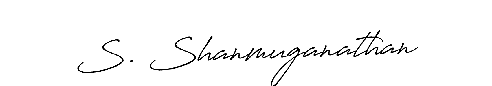 This is the best signature style for the S. Shanmuganathan name. Also you like these signature font (Antro_Vectra_Bolder). Mix name signature. S. Shanmuganathan signature style 7 images and pictures png