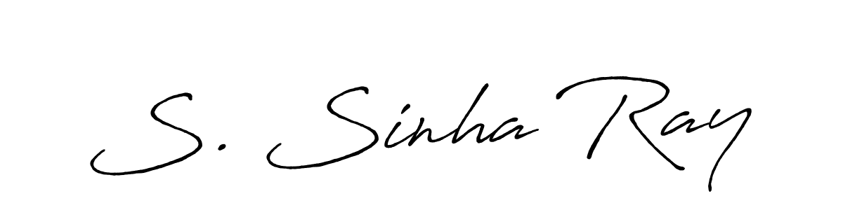 Once you've used our free online signature maker to create your best signature Antro_Vectra_Bolder style, it's time to enjoy all of the benefits that S. Sinha Ray name signing documents. S. Sinha Ray signature style 7 images and pictures png