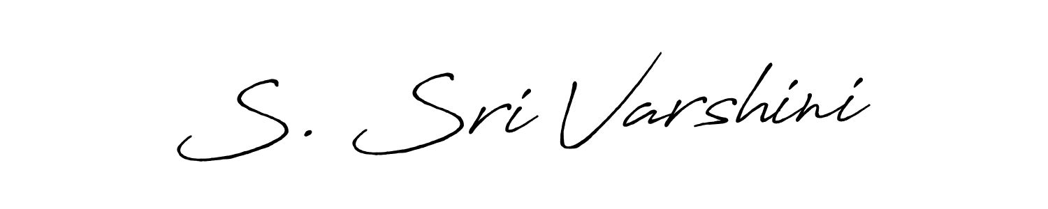 S. Sri Varshini stylish signature style. Best Handwritten Sign (Antro_Vectra_Bolder) for my name. Handwritten Signature Collection Ideas for my name S. Sri Varshini. S. Sri Varshini signature style 7 images and pictures png