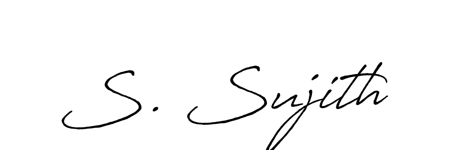 Make a beautiful signature design for name S. Sujith. Use this online signature maker to create a handwritten signature for free. S. Sujith signature style 7 images and pictures png