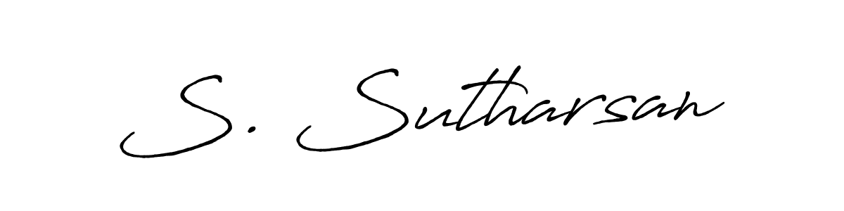 Best and Professional Signature Style for S. Sutharsan. Antro_Vectra_Bolder Best Signature Style Collection. S. Sutharsan signature style 7 images and pictures png