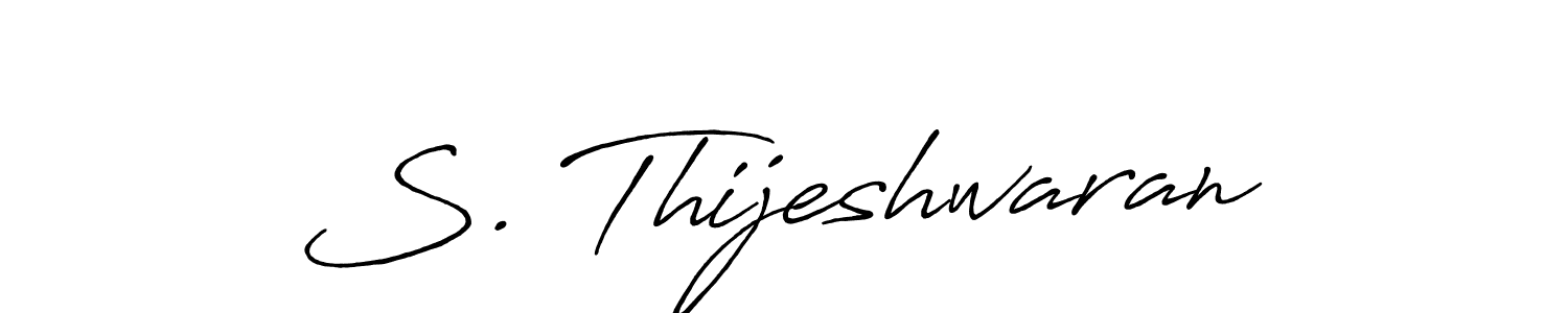 You can use this online signature creator to create a handwritten signature for the name S. Thijeshwaran. This is the best online autograph maker. S. Thijeshwaran signature style 7 images and pictures png