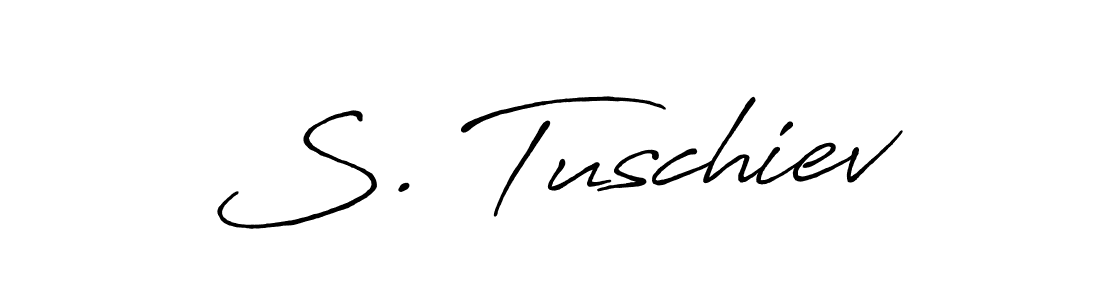 Once you've used our free online signature maker to create your best signature Antro_Vectra_Bolder style, it's time to enjoy all of the benefits that S. Tuschiev name signing documents. S. Tuschiev signature style 7 images and pictures png