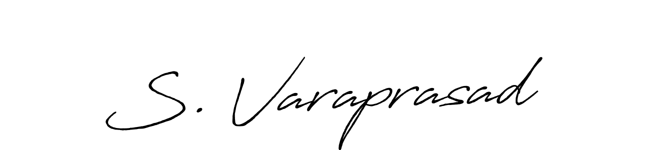 Also You can easily find your signature by using the search form. We will create S. Varaprasad name handwritten signature images for you free of cost using Antro_Vectra_Bolder sign style. S. Varaprasad signature style 7 images and pictures png