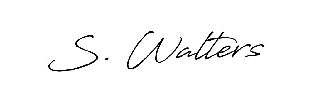 Once you've used our free online signature maker to create your best signature Antro_Vectra_Bolder style, it's time to enjoy all of the benefits that S. Walters name signing documents. S. Walters signature style 7 images and pictures png