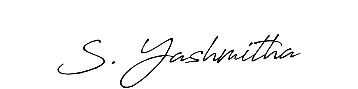 How to make S. Yashmitha signature? Antro_Vectra_Bolder is a professional autograph style. Create handwritten signature for S. Yashmitha name. S. Yashmitha signature style 7 images and pictures png