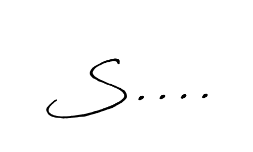 This is the best signature style for the S.... name. Also you like these signature font (Antro_Vectra_Bolder). Mix name signature. S.... signature style 7 images and pictures png