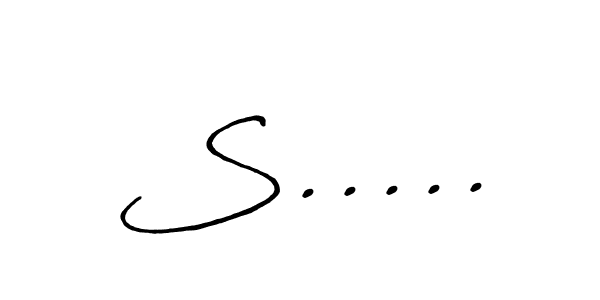 Similarly Antro_Vectra_Bolder is the best handwritten signature design. Signature creator online .You can use it as an online autograph creator for name S...... S..... signature style 7 images and pictures png