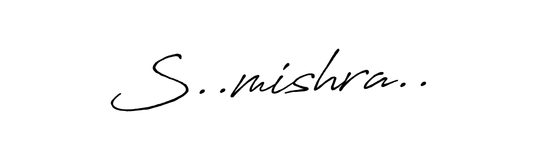 You should practise on your own different ways (Antro_Vectra_Bolder) to write your name (S..mishra..) in signature. don't let someone else do it for you. S..mishra.. signature style 7 images and pictures png