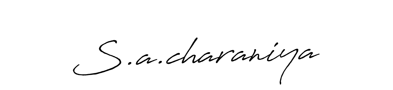 Make a short S.a.charaniya signature style. Manage your documents anywhere anytime using Antro_Vectra_Bolder. Create and add eSignatures, submit forms, share and send files easily. S.a.charaniya signature style 7 images and pictures png