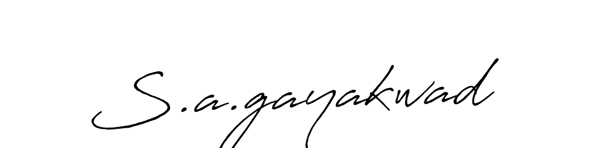 Once you've used our free online signature maker to create your best signature Antro_Vectra_Bolder style, it's time to enjoy all of the benefits that S.a.gayakwad name signing documents. S.a.gayakwad signature style 7 images and pictures png