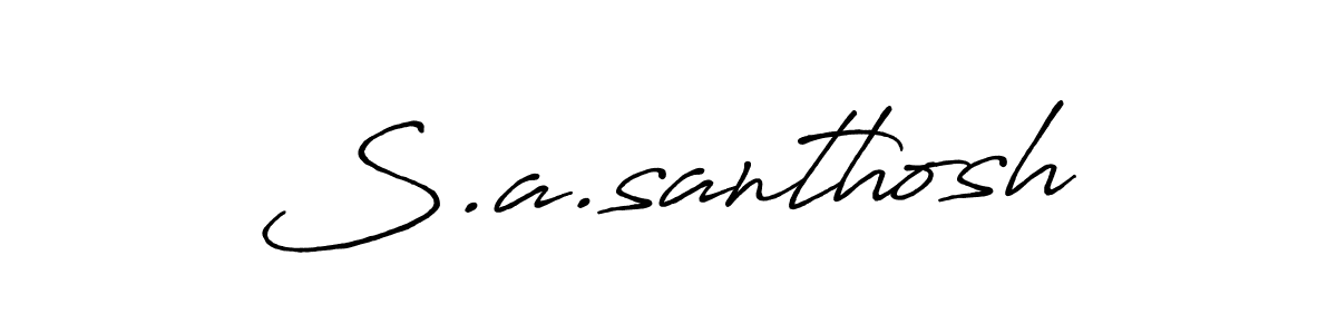 Here are the top 10 professional signature styles for the name S.a.santhosh. These are the best autograph styles you can use for your name. S.a.santhosh signature style 7 images and pictures png