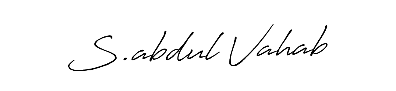 Once you've used our free online signature maker to create your best signature Antro_Vectra_Bolder style, it's time to enjoy all of the benefits that S.abdul Vahab name signing documents. S.abdul Vahab signature style 7 images and pictures png