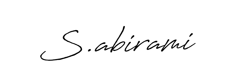 How to make S.abirami signature? Antro_Vectra_Bolder is a professional autograph style. Create handwritten signature for S.abirami name. S.abirami signature style 7 images and pictures png