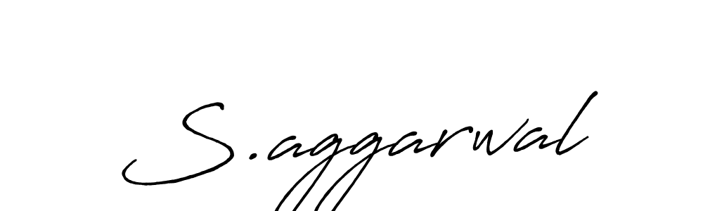 Also we have S.aggarwal name is the best signature style. Create professional handwritten signature collection using Antro_Vectra_Bolder autograph style. S.aggarwal signature style 7 images and pictures png