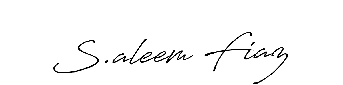 It looks lik you need a new signature style for name S.aleem Fiaz. Design unique handwritten (Antro_Vectra_Bolder) signature with our free signature maker in just a few clicks. S.aleem Fiaz signature style 7 images and pictures png