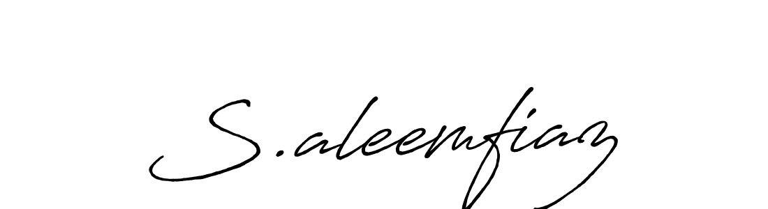 How to make S.aleemfiaz signature? Antro_Vectra_Bolder is a professional autograph style. Create handwritten signature for S.aleemfiaz name. S.aleemfiaz signature style 7 images and pictures png