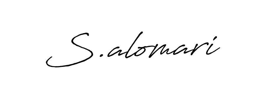 It looks lik you need a new signature style for name S.alomari. Design unique handwritten (Antro_Vectra_Bolder) signature with our free signature maker in just a few clicks. S.alomari signature style 7 images and pictures png