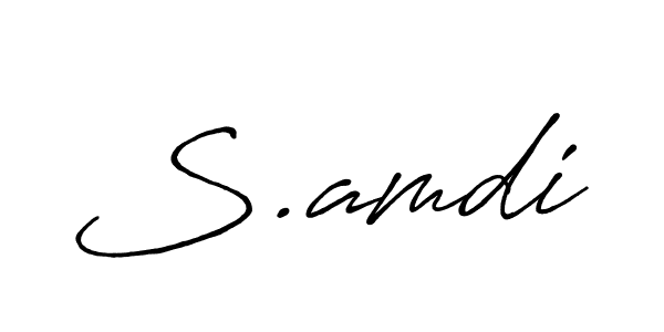 Here are the top 10 professional signature styles for the name S.amdi. These are the best autograph styles you can use for your name. S.amdi signature style 7 images and pictures png