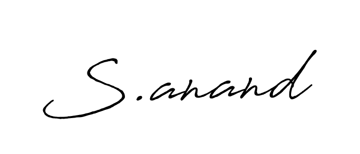 Make a short S.anand signature style. Manage your documents anywhere anytime using Antro_Vectra_Bolder. Create and add eSignatures, submit forms, share and send files easily. S.anand signature style 7 images and pictures png