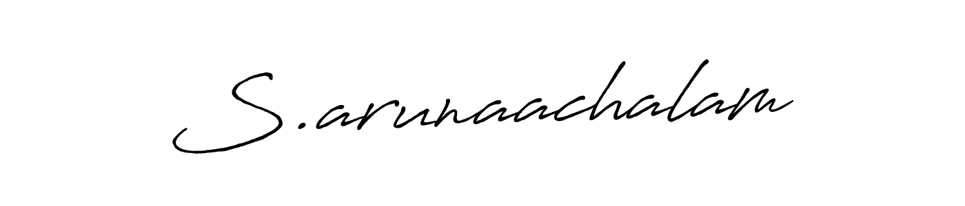 How to Draw S.arunaachalam signature style? Antro_Vectra_Bolder is a latest design signature styles for name S.arunaachalam. S.arunaachalam signature style 7 images and pictures png
