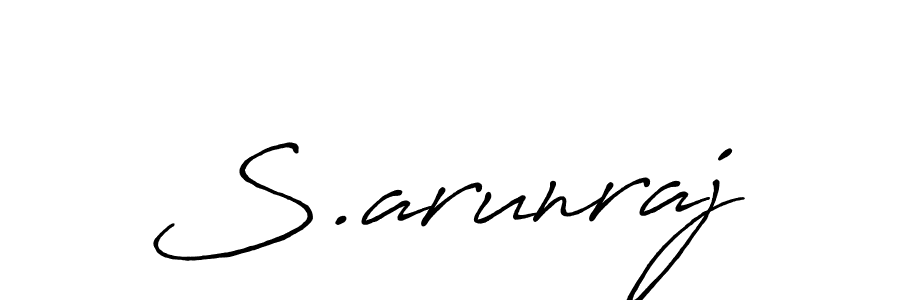 Antro_Vectra_Bolder is a professional signature style that is perfect for those who want to add a touch of class to their signature. It is also a great choice for those who want to make their signature more unique. Get S.arunraj name to fancy signature for free. S.arunraj signature style 7 images and pictures png