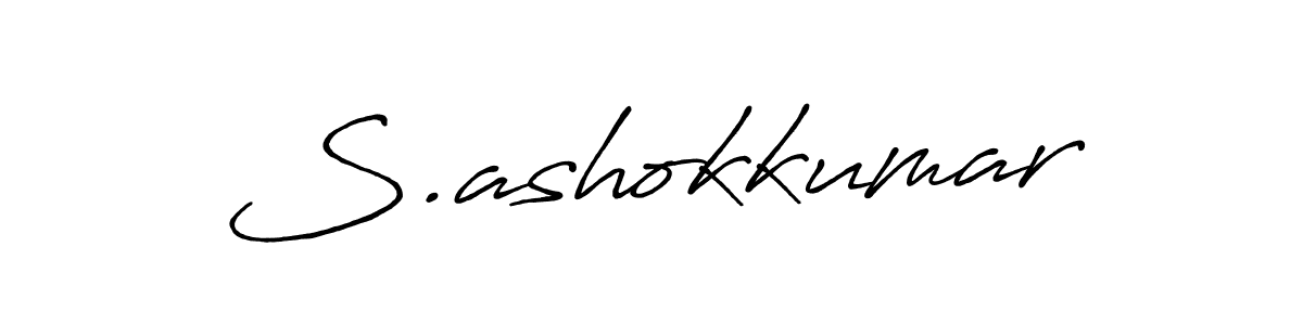 Create a beautiful signature design for name S.ashokkumar. With this signature (Antro_Vectra_Bolder) fonts, you can make a handwritten signature for free. S.ashokkumar signature style 7 images and pictures png