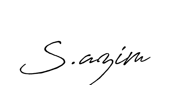 How to Draw S.azim signature style? Antro_Vectra_Bolder is a latest design signature styles for name S.azim. S.azim signature style 7 images and pictures png