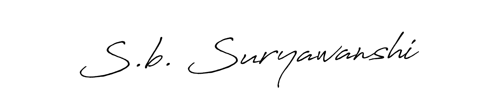 Here are the top 10 professional signature styles for the name S.b. Suryawanshi. These are the best autograph styles you can use for your name. S.b. Suryawanshi signature style 7 images and pictures png