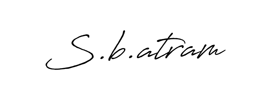 Similarly Antro_Vectra_Bolder is the best handwritten signature design. Signature creator online .You can use it as an online autograph creator for name S.b.atram. S.b.atram signature style 7 images and pictures png