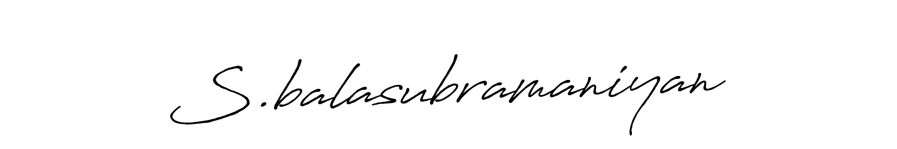 Similarly Antro_Vectra_Bolder is the best handwritten signature design. Signature creator online .You can use it as an online autograph creator for name S.balasubramaniyan. S.balasubramaniyan signature style 7 images and pictures png