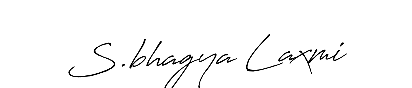 The best way (Antro_Vectra_Bolder) to make a short signature is to pick only two or three words in your name. The name S.bhagya Laxmi include a total of six letters. For converting this name. S.bhagya Laxmi signature style 7 images and pictures png