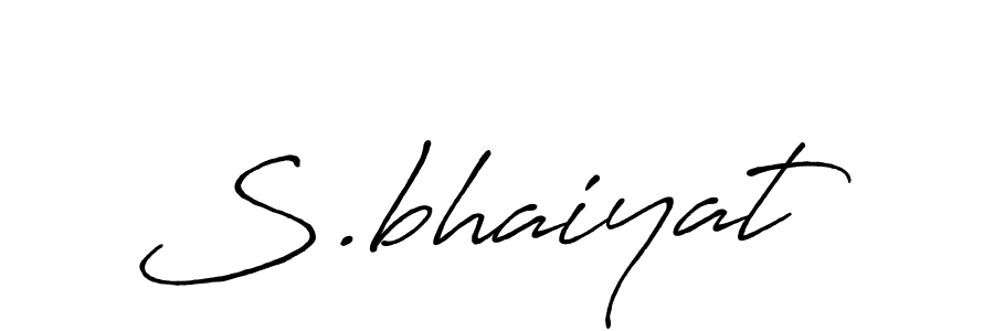 How to Draw S.bhaiyat signature style? Antro_Vectra_Bolder is a latest design signature styles for name S.bhaiyat. S.bhaiyat signature style 7 images and pictures png