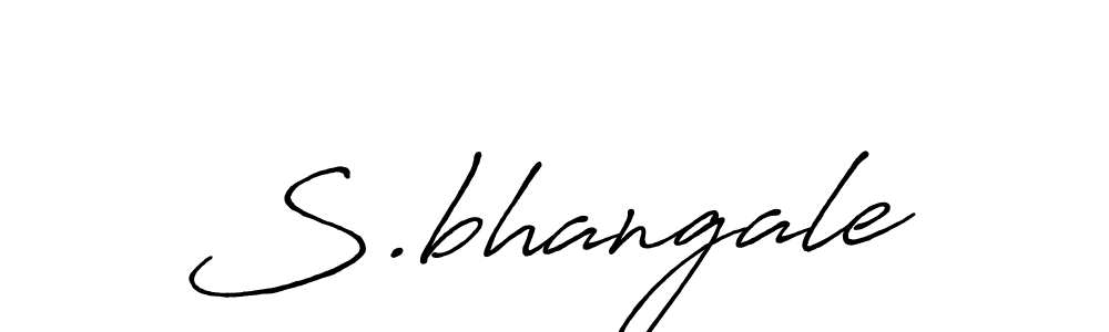 How to Draw S.bhangale signature style? Antro_Vectra_Bolder is a latest design signature styles for name S.bhangale. S.bhangale signature style 7 images and pictures png
