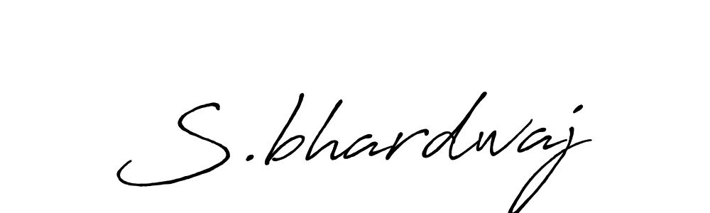 How to make S.bhardwaj name signature. Use Antro_Vectra_Bolder style for creating short signs online. This is the latest handwritten sign. S.bhardwaj signature style 7 images and pictures png