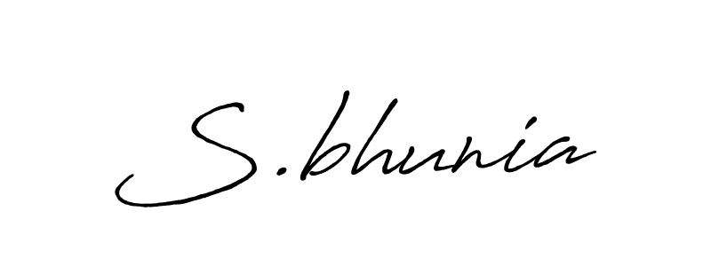 Also we have S.bhunia name is the best signature style. Create professional handwritten signature collection using Antro_Vectra_Bolder autograph style. S.bhunia signature style 7 images and pictures png