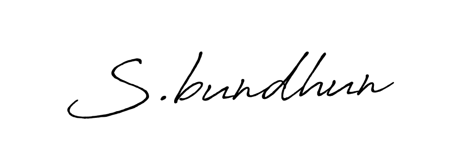 How to make S.bundhun signature? Antro_Vectra_Bolder is a professional autograph style. Create handwritten signature for S.bundhun name. S.bundhun signature style 7 images and pictures png