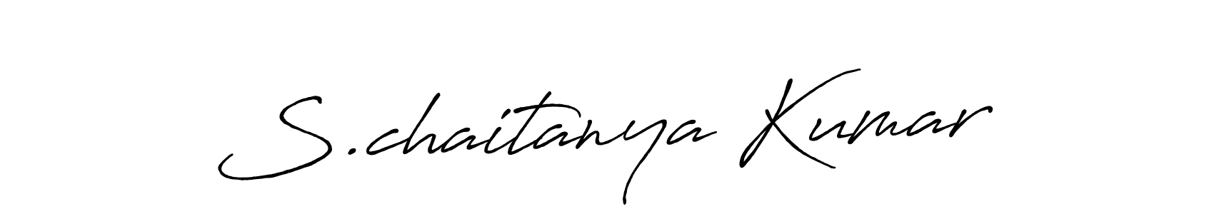 Similarly Antro_Vectra_Bolder is the best handwritten signature design. Signature creator online .You can use it as an online autograph creator for name S.chaitanya Kumar. S.chaitanya Kumar signature style 7 images and pictures png