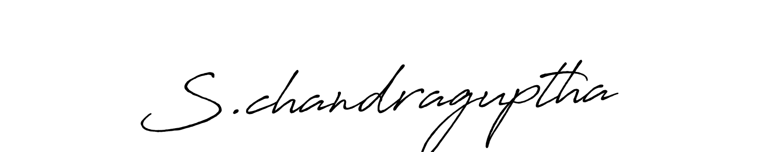 Also You can easily find your signature by using the search form. We will create S.chandraguptha name handwritten signature images for you free of cost using Antro_Vectra_Bolder sign style. S.chandraguptha signature style 7 images and pictures png