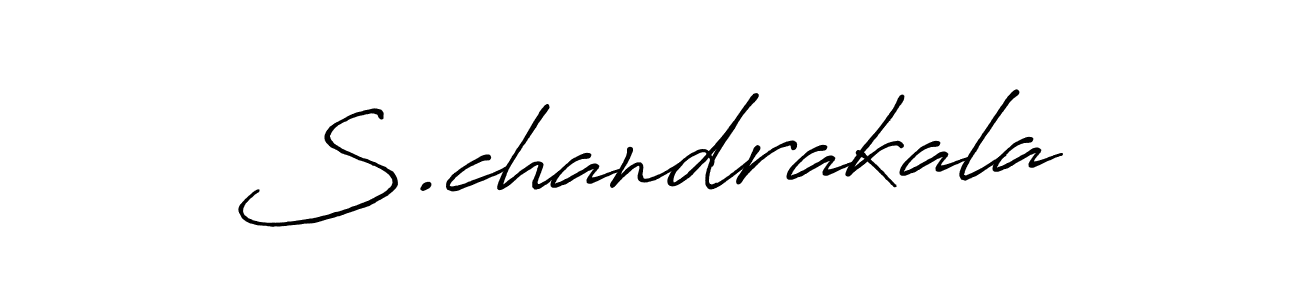 Also we have S.chandrakala name is the best signature style. Create professional handwritten signature collection using Antro_Vectra_Bolder autograph style. S.chandrakala signature style 7 images and pictures png