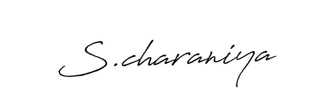 It looks lik you need a new signature style for name S.charaniya. Design unique handwritten (Antro_Vectra_Bolder) signature with our free signature maker in just a few clicks. S.charaniya signature style 7 images and pictures png