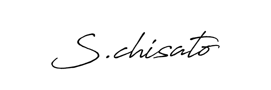 This is the best signature style for the S.chisato name. Also you like these signature font (Antro_Vectra_Bolder). Mix name signature. S.chisato signature style 7 images and pictures png