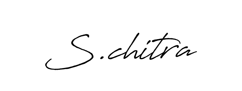 Use a signature maker to create a handwritten signature online. With this signature software, you can design (Antro_Vectra_Bolder) your own signature for name S.chitra. S.chitra signature style 7 images and pictures png