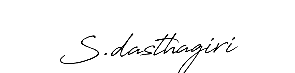 Make a beautiful signature design for name S.dasthagiri. With this signature (Antro_Vectra_Bolder) style, you can create a handwritten signature for free. S.dasthagiri signature style 7 images and pictures png