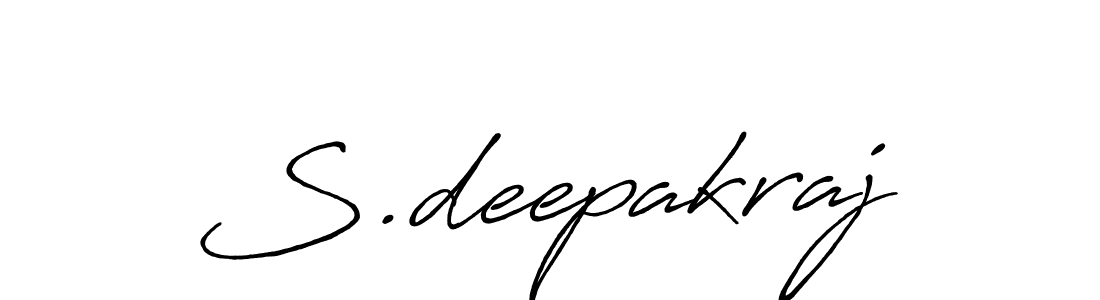 Make a beautiful signature design for name S.deepakraj. Use this online signature maker to create a handwritten signature for free. S.deepakraj signature style 7 images and pictures png